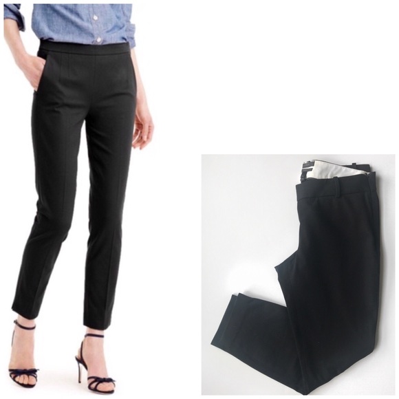 J. Crew Pants - J.Crew Black Minnie Trouser Pant-4 EUC